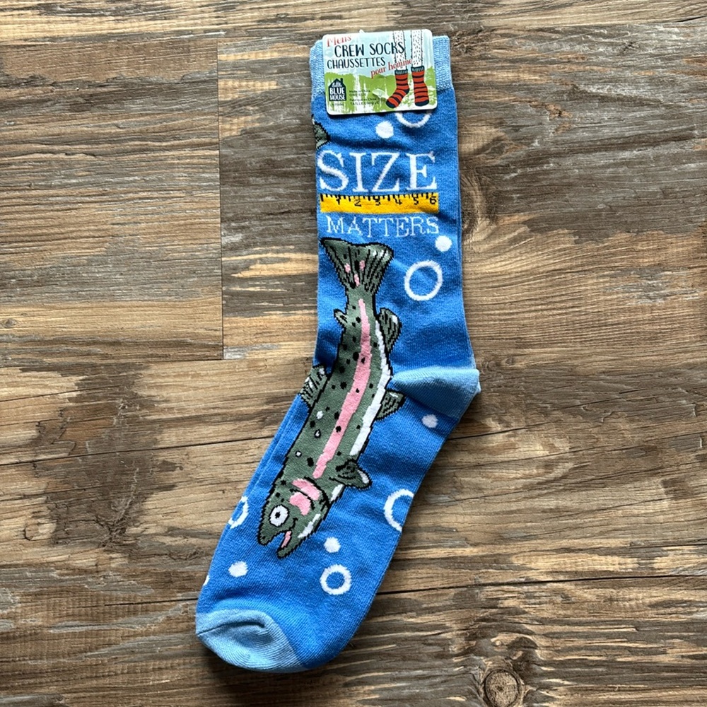 Little Blue House Crew Socks